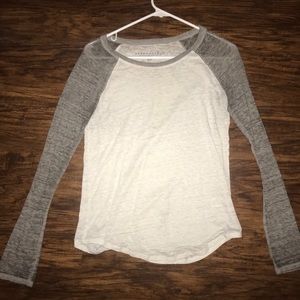 Long sleeved baseball tee